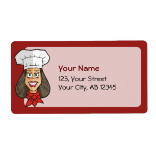 Etiqueta Chef femenino