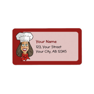 Etiqueta Chef femenino