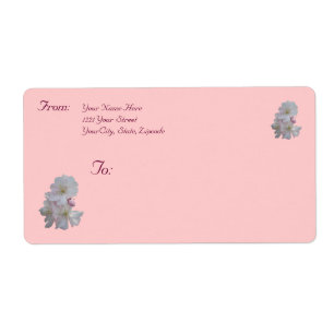 Etiqueta Cherry Blossoms Address Label