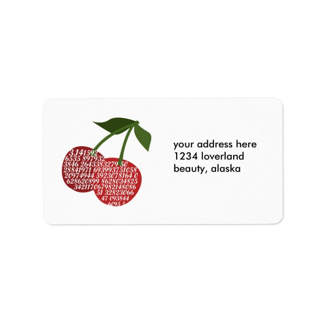 Etiqueta Cherry Complete Pi (Frente)