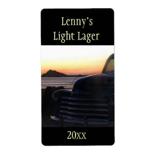 Etiqueta Chevy Lager antigua