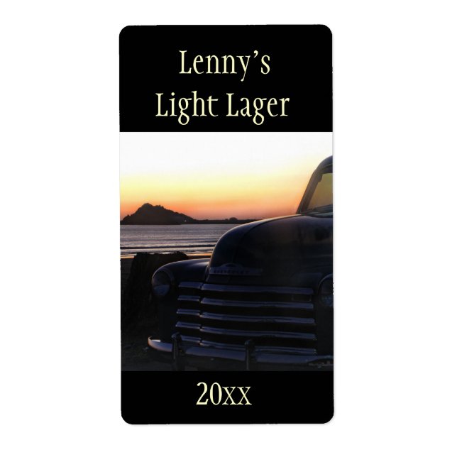 Etiqueta Chevy Lager antigua (Frente)