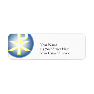 Etiqueta Chi Ro Christian