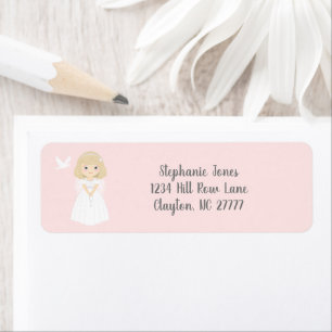 Etiqueta Chica Communion Dove Blonde