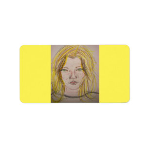 Etiqueta Chica de modelo