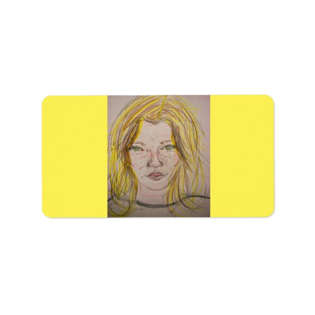 Etiqueta Chica de modelo (Frente)