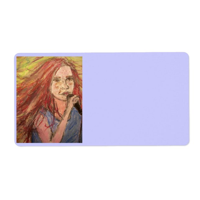 Etiqueta Chica de Rocker más Coolest (Frente)