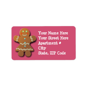 Etiqueta Chica de Sweet Gingerbread