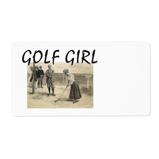 Etiqueta CHICA de TOP Golf (Frente)