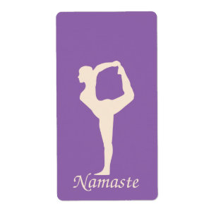 Etiqueta Chica de yoga
