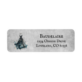 Etiqueta Chica gótica Cumpleaños