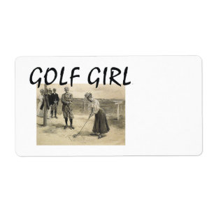 Etiqueta Chica SUPERIOR del golf