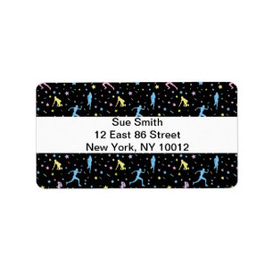 Etiqueta Chicas a través del país, campo de pista, corredor