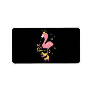 Etiqueta Chicas de Patinaje Infantil Be A Queen Pink