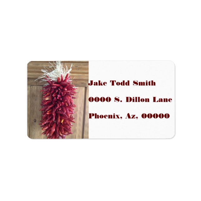 Etiqueta Chile (Frente)