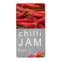 Etiqueta Chili jam