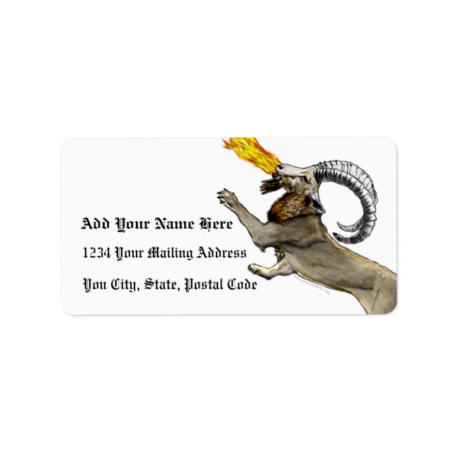 Etiqueta Chimera (Frente)