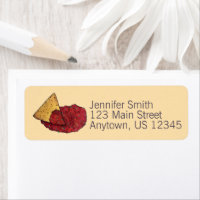 Chips de tortilla y salsa de tomate y comida mexic