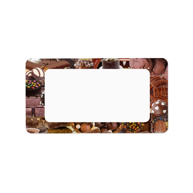 Etiqueta Chockablock Chocs (Frente)