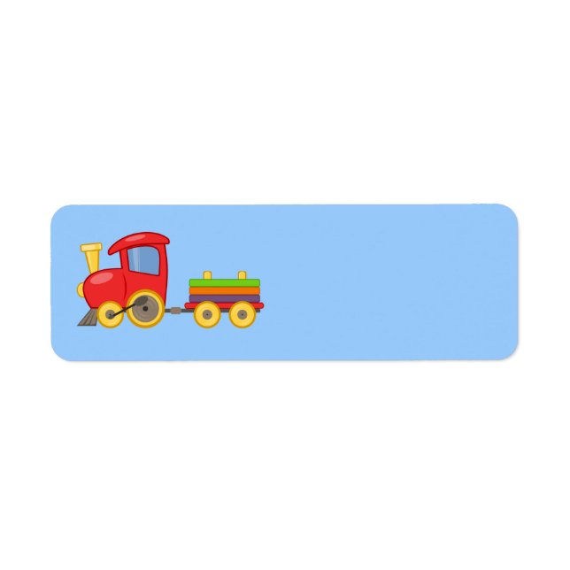 Etiqueta Choo Choo Train Blank Labels (Frente)