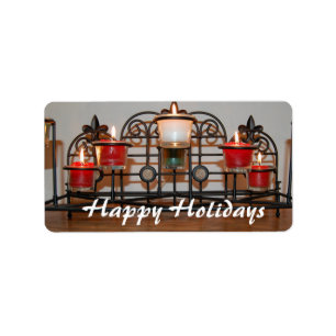 Etiqueta Christmans Candles