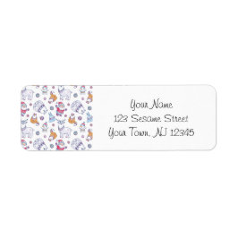 Etiqueta Christmas Address Labels – Santa & Holiday Animals