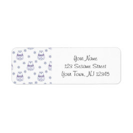 Etiqueta Christmas Polar Bear Address Labels 