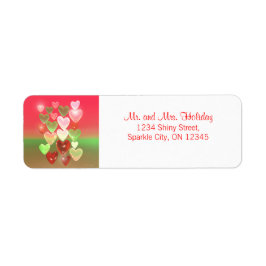 Etiqueta Christmas Sweet Hearts