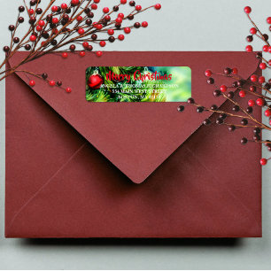 Etiqueta Christmas Tree With Baubles