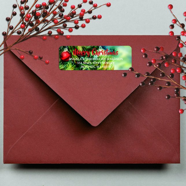 Etiqueta Christmas Tree With Baubles (Subido por el creador)