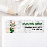 Etiqueta Christmas Wheaten Terrier Dog Lover Address<br><div class="desc">A fun return address label for the dog lover who is partial to Wheaten Terriers. A cute watercolor with your name and address with a fun comic style font.</div>