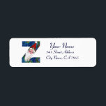 ETIQUETA CHRISTMAS Z LETTER / SANTA CLAUS WITH RED RIBBON<br><div class="desc">Z initial letter , bold Christmas monogram design.Colorful,  whimsical and artistic acrylic painting for Christmas. Santa Claus , snowy Winter night with floral ornaments, cat, red bow, green decorative plants, red ribbons,  holly berries, puppets and toys in the snow by Bulgan Lumini (c)


















com</div>