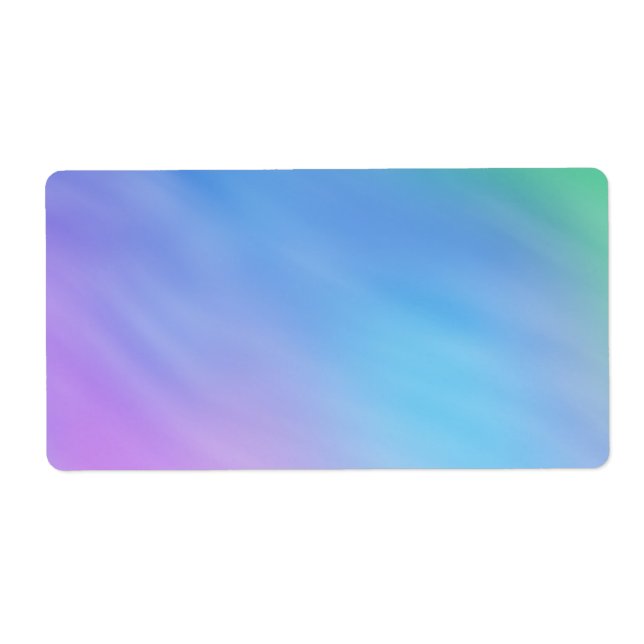 Etiqueta Cielo arcoiris suave de Girona (Frente)