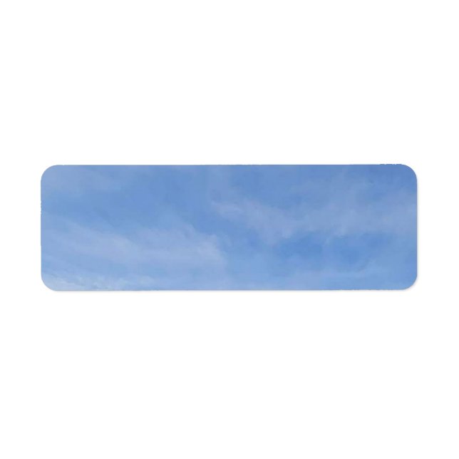 Etiqueta Cielo de primavera (Frente)