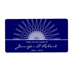 Etiqueta Cielos Kaleidosscope en blanco - Opciones de fondo