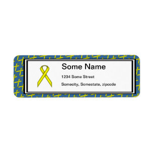 Etiqueta Cinta amarilla estándar de Kenneth Yoncich