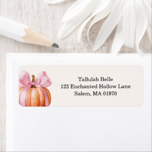 Etiqueta Cinta de Baby Shower de calabaza pequeña - Salem r