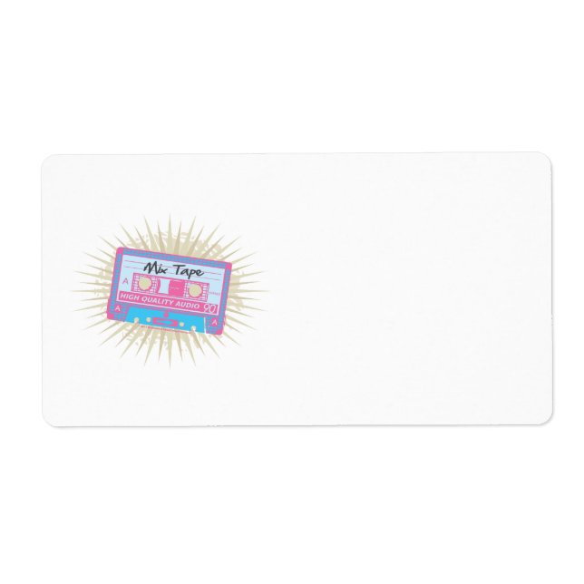 Etiqueta Cinta mixta de 80 (Frente)