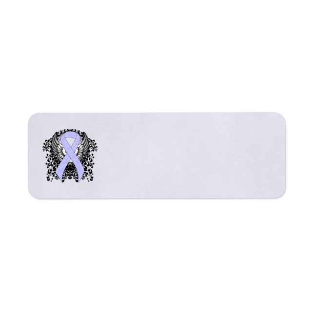 Etiqueta Cinta Periwinkle con alas (Frente)