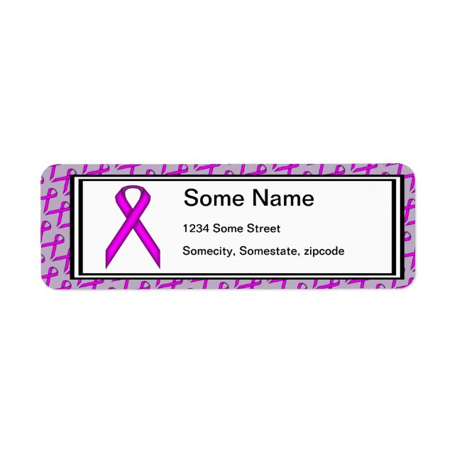 Etiqueta Cinta Purple Standard de Kenneth Yoncich (Frente)
