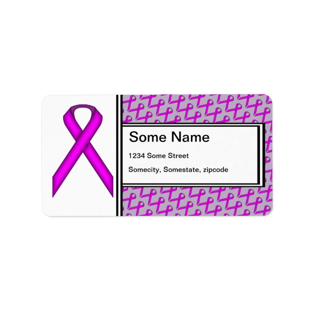 Etiqueta Cinta Purple Standard de Kenneth Yoncich (Frente)