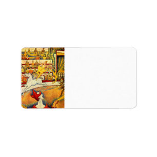 Etiqueta Circo de Jorte Seurat