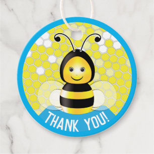 Etiqueta Círculo de abeja feliz