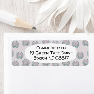 Etiqueta Círculos de pavo real