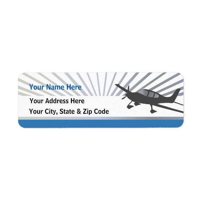 Etiqueta Cirrus SR22 (Frente)