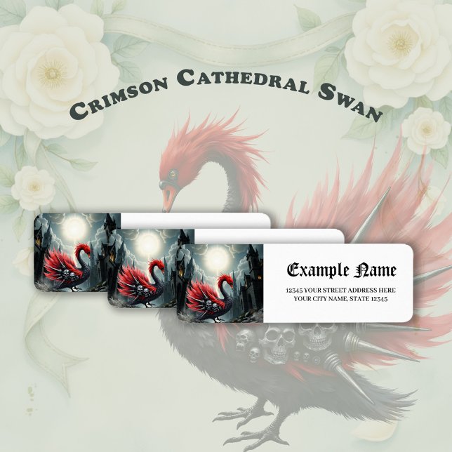 Etiqueta Cisne Catedral Carmesí. (Subido por el creador)
