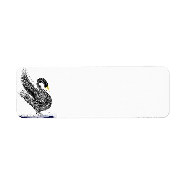 Etiqueta Cisne negro (Frente)