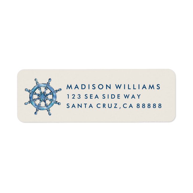 Etiqueta Cita costera | La familia siempre me lleva a casa (Frente)