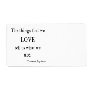 Etiqueta Cita inspiradora/citas del amor de Aquinas del