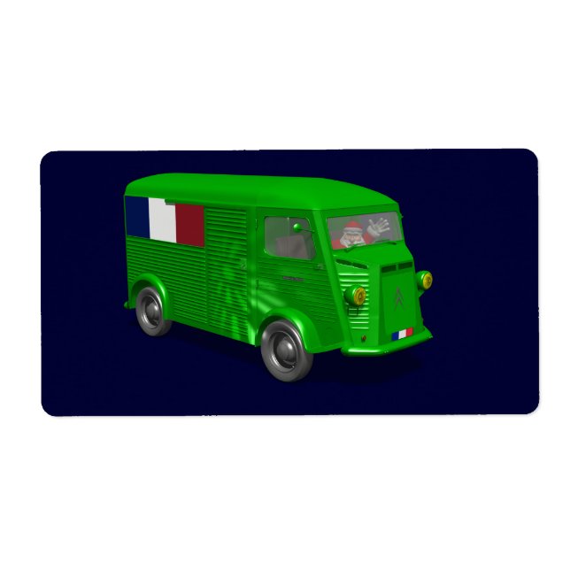 Etiqueta Citroen Tipo H Van Tube (Frente)